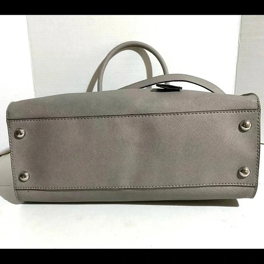 Michael kors grey saffiano leather tote bag - Picture 4 of 14